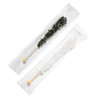 Black and White Rock Candy Sugar Sticks - 12 Individually