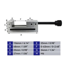 HFS (R) 2 Inch Premium Super Precision Grinding Toolmaker Vise - Hardened Surfaces, Accurate and Versatile