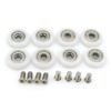 8X Shower Door Replacement Roller Wheel Runner Diameter 23mm with