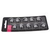 10pcs Hearing Amplifier Open Domes 10MM Silicone Transparent Soft Prevent