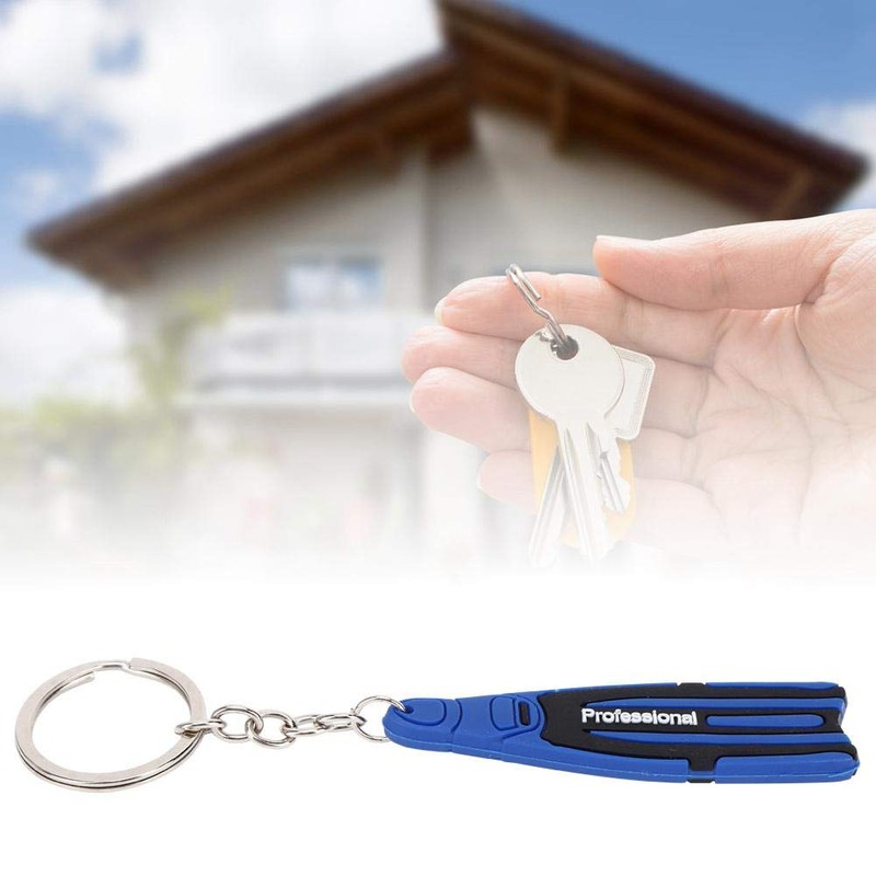 PVC Diving Theme Key Ring with Key Chain Mini Unique