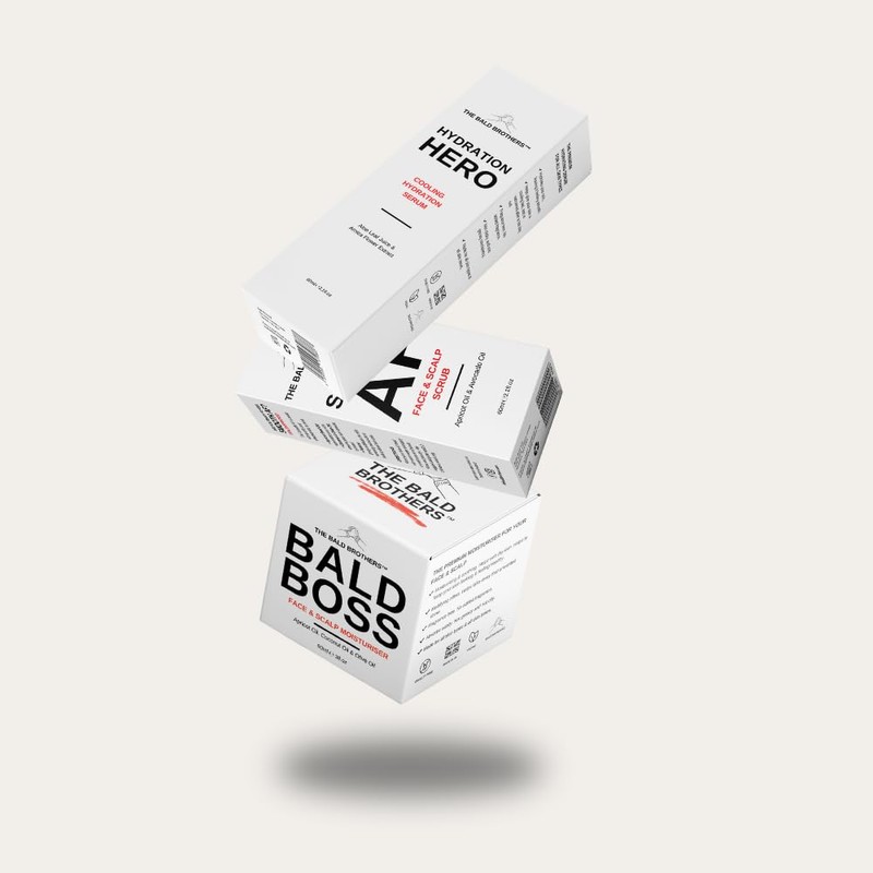 The Bald Brothers 3 Piece Full Bald Head Care Set