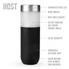 HOST Freeze Double Walled Insulated Water Bottle Freezer Cooling Tumbler