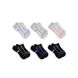 Fruit of the Loom womens Coolzone Active Lightweight Cotton Socks, Gray, 8-12