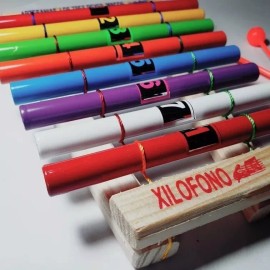 Didakta Xilófono Chico Instrumento Musical De Percusión 8 Notas