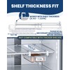 TidyFriend Refrigerator Egg Drawer 14"x7.5"x3.95" – Snap-On Egg Holder with