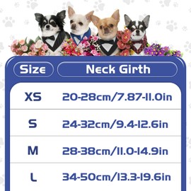 MHaustlie Dog Tuxedo Bandana, Headscarves for Dogs, Pet Triangle Scarf, Formal Wedding Party Dog Bandana, Adjustable Tie Pet Suit Bow Tie Bandana for Wedding Birthday (XS, Blue)