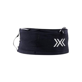 X-BIONIC High Performance Running Belt with Two Bottle Pockets for Hydration, Spacious and Safe Storage, Lightweight and Comfortable Fit - Black/White, S, black/white, S, X-Bionic Running Belt - X
