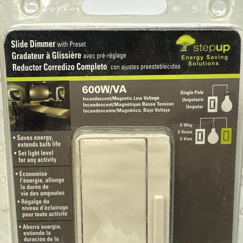 Cooper Smart Master Dimmer DI06P A-K 600W/VA StepUp Multi-Location Switch