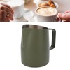 Milk Frothing Pitcher Slanting Mouth Food Grade Stainless Steel Milk