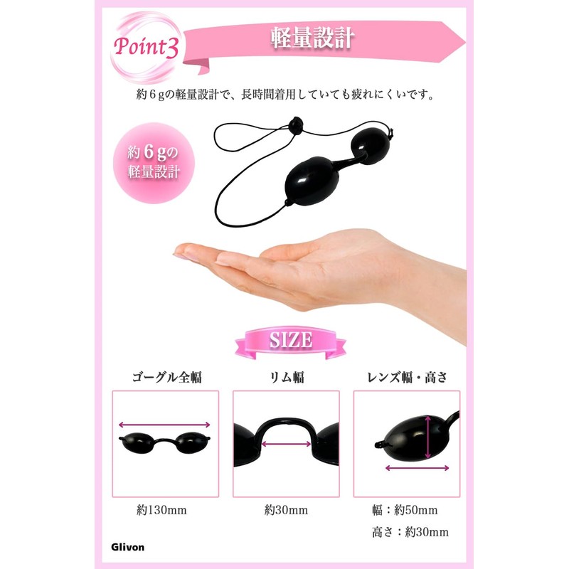 Glivon Eye Protector for Light Hair Removal Eye Guard Laser