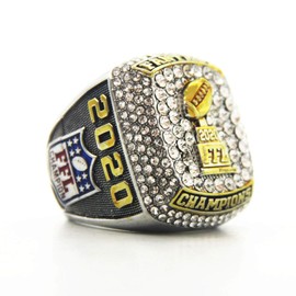 2020 Fantasy Football Championship Ring big heavy FFL Champion Ring (size 14, ring and stand)