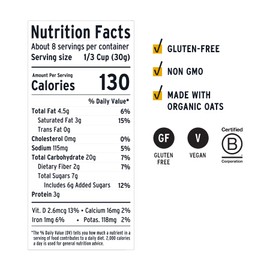 Purely Elizabeth, Berry Crisp, Ancient Grain Granola with Vitamin D, Gluten-Free (8oz Bag)