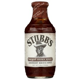 Stubb's Smokey Brown Sugar BBQ Sauce, No Trans Fat, 18 Ounces (Pack Of 6)