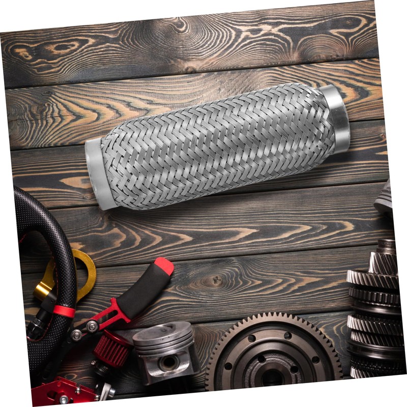 Mobestech Automotive Exhaust Flex Pipe Universal Stainless Steel Repair Kit