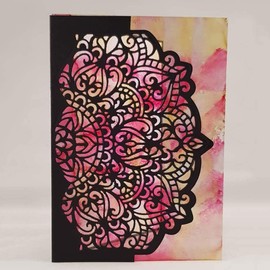 AOOL Flower Lace Rose Cutting Dies for Card Making, Flower Lace Rose Party Festival Invitation Card Cutting Dies Cut Stencils for DIY Scrapbooking Album Decorative Embossing Paper Dies Card Making