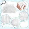 10 PCS Old Man Mad Scientist Wig Set,Dressing up Grandpa