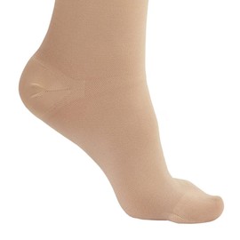 Ames Walker AW Style 300 Medical Support 30-40 mmHg Extra Firm Closed Toe Knee High Stockings Beige Medium