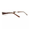 Salsa SA804 BR Brown Rectangular Eyeglasses Plastic metal Frames 50[]17