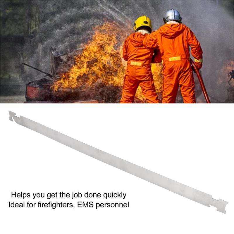 Firefighting Tool 23.2in Long Spring Steel Professional Portable Multipurpose Leverage