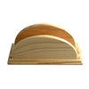 Restaurant Table Decoration Wooden Napkin Holder Bamboo Tissue Holder Natural