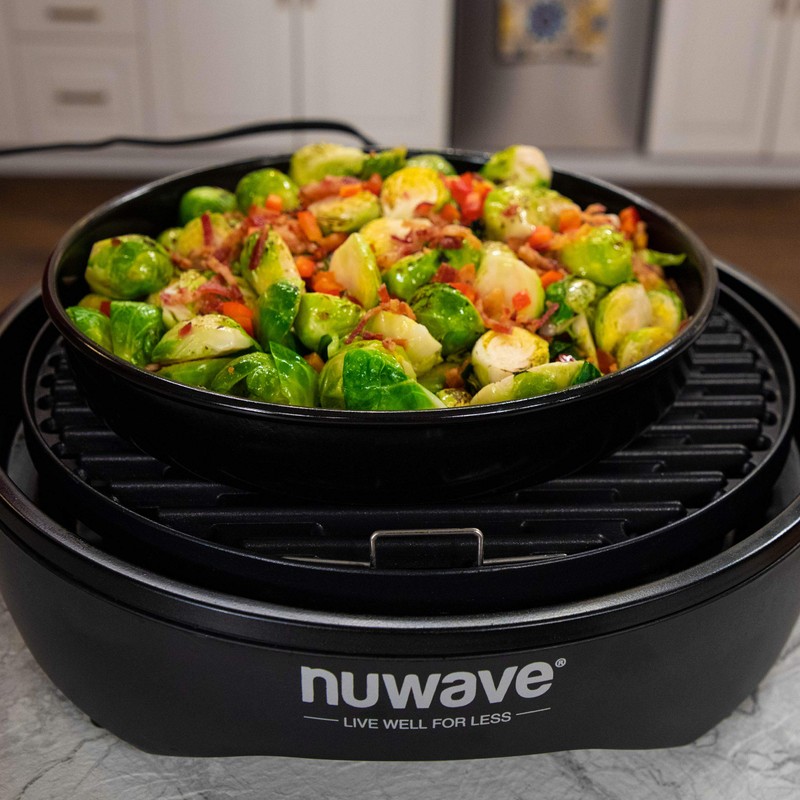 Nuwave Primo Extender Ring Kit; Includes 5" Stainless Steel Extender