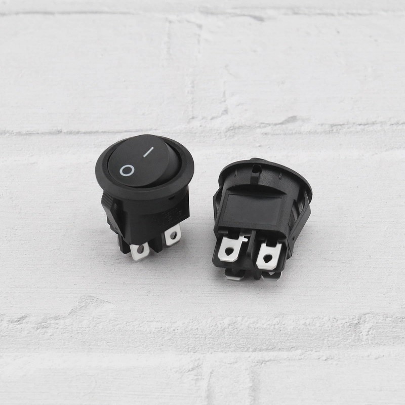 eMagTech 8Pcs Rocker Switch 4 Pins 2 Position On/Off Switch