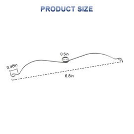 seork Grille Cover Springs Clips Replacement S99140208 (2 Pcs) Fits for Broan Nutone Bathroom Exhaust Fan and Light Combo Models: QT130E-B、QT130LE-B、QT140E-B、 QTXE150 etc. for ReVent RVL80