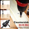 Doaho 15 Pcs Countersink Drill Bit Set,Tapered Counter Sink Bits