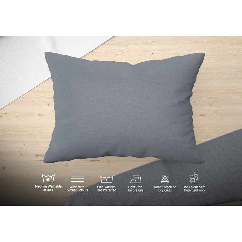MistyMorning Pillow Cases 4 Pack - Standard Size (50x75+15cm), Egyptian