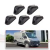 MODIPIM 5PCS Smoked Lens Front Roof Running Clearance Light Housings