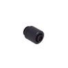 11/8mm (8x1,5mm) Anschraubtülle G1/4 - gerändelt - black matt