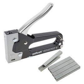 wolfcraft Tacocraft 6 Hand Stapler Set, 1001 pcs. I 7090000 I For numerous tasks in the household and for hobbies