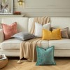 YAERTUN Pack of 2 Chenille Textured Decorative Throw Pillow Covers