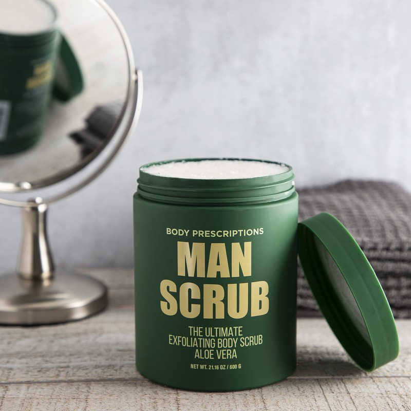 Body Prescriptions Men’s Exfoliating Body Scrub – Ultimate Skin Cleansing