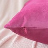 Artscope Luxury Velvet Cushion Covers Decorative Square Pillowcases Soft Solid