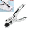 Hole Punch Plier Zinc Alloy Sliver Handheld Paper Puncher Tool