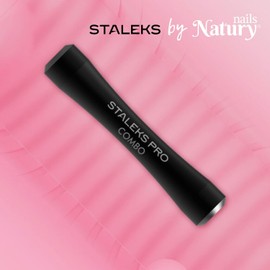 STALEKS PRO by Natury Nails Handle Slider, Interchangeable Part, Aluminium, Manicure and Pedicure, Rubber Combo (UNIQ 10b)