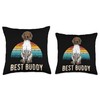 German Shorthaired Pointer GSP Sunset Throw Pillow
