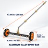 SucceBuy 16-Inch Pressure Washer Undercarriage Cleaner with 4 Nozzles, 4000