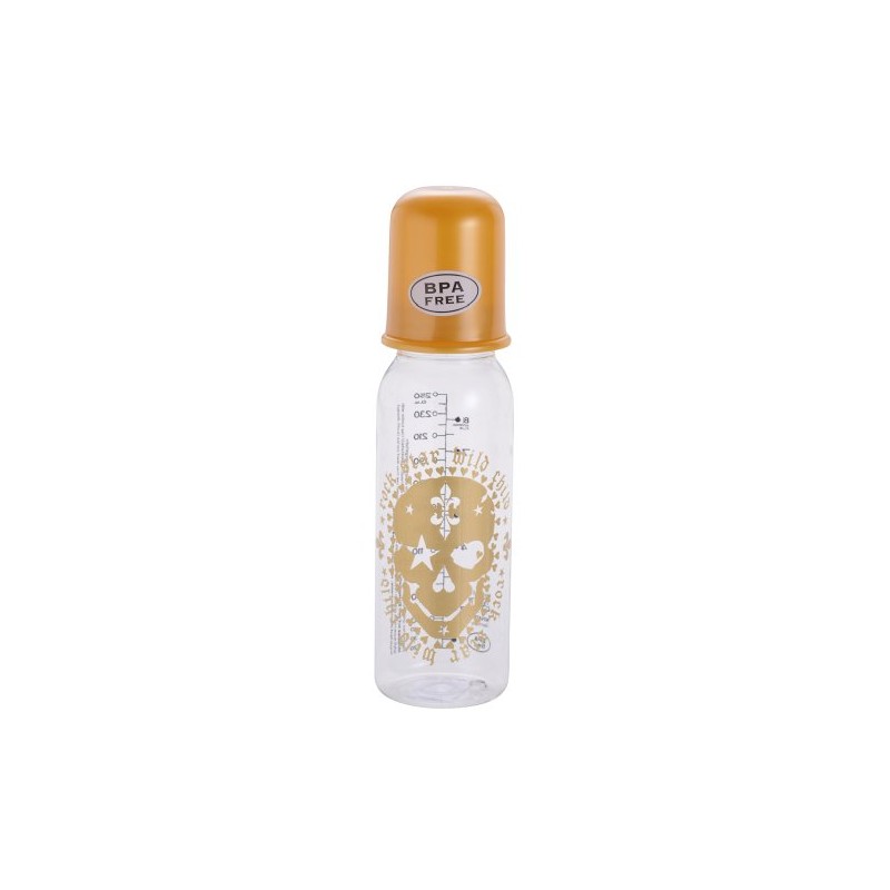 ROCK STAR BABY Baby Bottle Skull Gold L Gold