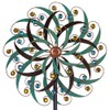 VEWOGARDEN 20" Dia Large Wind Spinner, Outdoor Metal Windmill Spinner