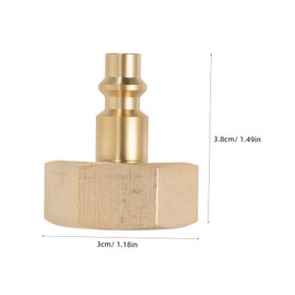 Kisangel Rv Air Blow Adapter Plug Air Hose Air Compressor Hose Air Compressors Garden Hose Adapter Quick Air Fittings Sprinkler Blowout Compressor Attachment Air Compressor Adapter Copper