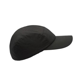 WALKER AND HAWKES - Wax Ellwood Baseball Cap w/Foldable Ear Flaps - Black - Medium (58cm)