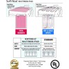 Heated Mattress Pad - Ultra-Thin Wiring w/Micro-Velour Plush Top &