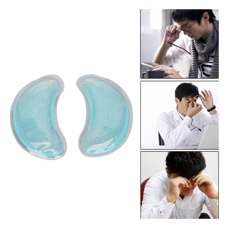 Asixxsix Gel Ice Pack, Reusable Cooling Eye Pads, Hot Cold