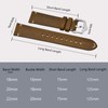 BISONSTRAP Men's Watch Bands, Hand-Stitched Leather Watch Straps, Quick Release,