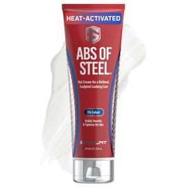 SteelFit Abs of Steel Maximum Definition Cream with 5% Coaxel, 8 fl oz (237ml).