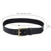 Gusti Leather Belt - Jori Simple Leather Belt with Golden