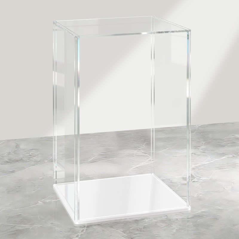 Small Acrylic Display Case for Mini Figures, 3.9x3.9x5.9 in